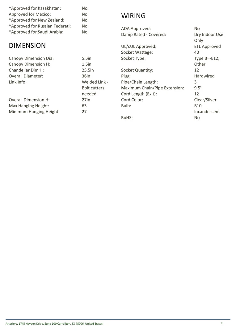 Arteriors Home Breck Small Chandelier Antique Silver 8 Arteriors Home Breck Small Chandelier Antique Silver