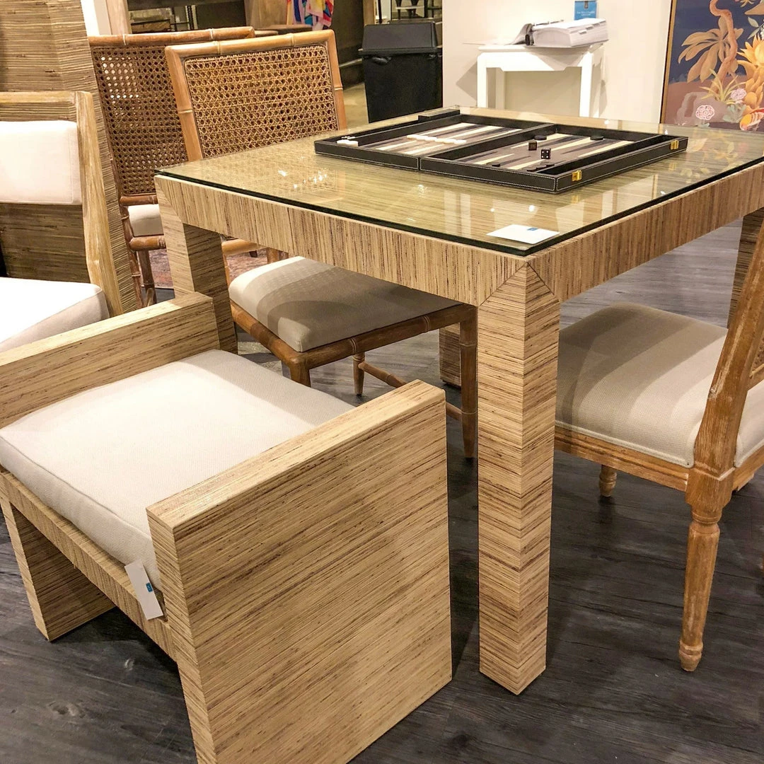 Bungalow 5 New Arrivals Valentina Papyrus Game Table Natural 4 Bungalow 5 New Arrivals Valentina Papyrus Game Table Natural