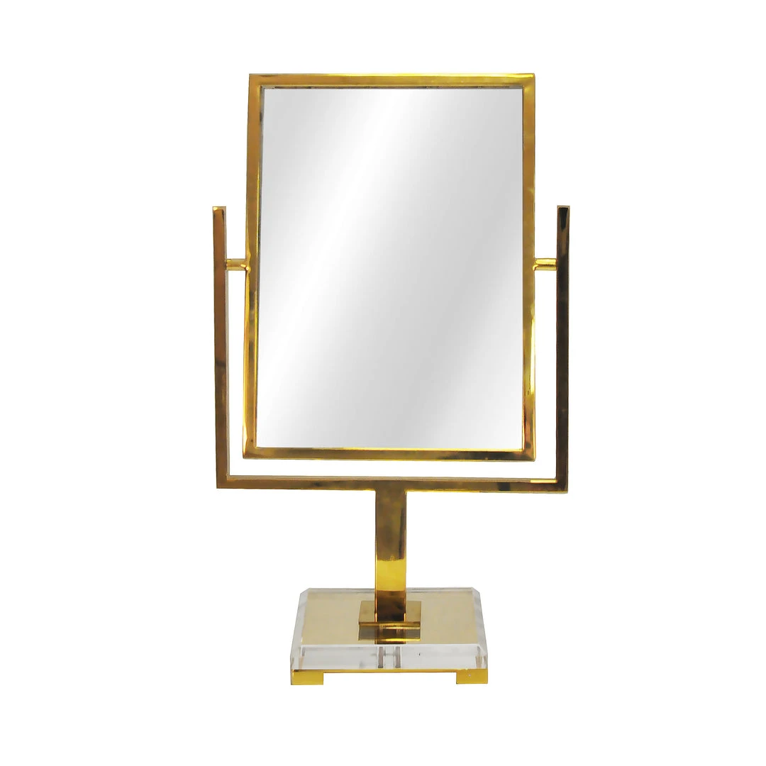 Worlds Away Caitlin Countertop Mirror Antique Brass 3 Worlds Away Caitlin Countertop Mirror Antique Brass