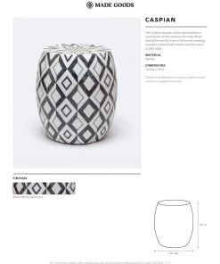 Made Goods New Arrivals Caspian Stool