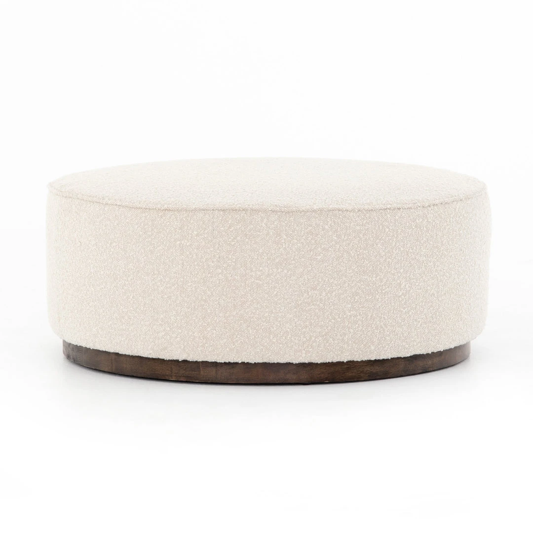 Four Hands Sinclair Large Round Ottoman Knoll Natural New Arrivals 3 Four Hands Sinclair Large Round Ottoman Knoll Natural New Arrivals