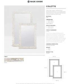 Made Goods Colette Wall Mirror New Arrivals 9 Made Goods Colette Wall Mirror New Arrivals