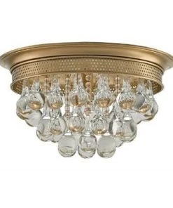 Currey And Company Worthing Flush Mount Ceiling Light