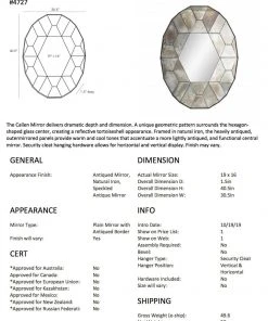 Arteriors Home Callen Mirror 18 Arteriors Home Callen Mirror