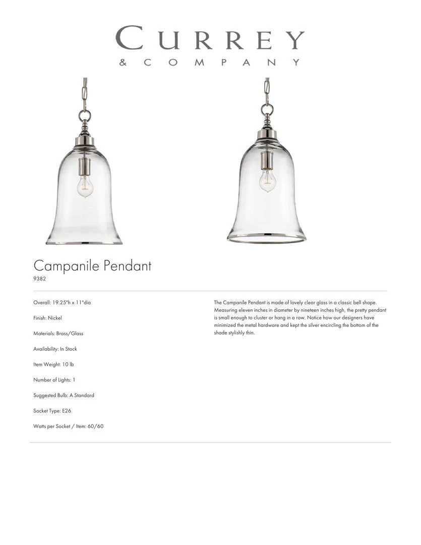 Currey And Company Campanile Pendant New Arrivals 4 Currey And Company Campanile Pendant New Arrivals