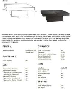 Arteriors Home New Arrivals Campbell Cocktail Table 6 Arteriors Home New Arrivals Campbell Cocktail Table
