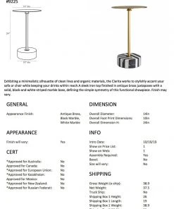 Arteriors Home Clarita Side Table New Arrivals