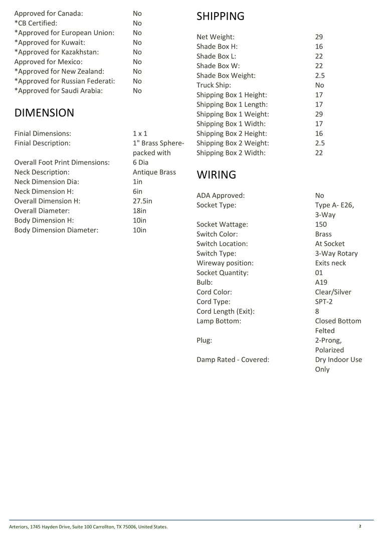 Arteriors Home Colton Lamp New Arrivals 8 Arteriors Home Colton Lamp New Arrivals