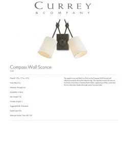 Currey And Company Compass Wall Sconce New Arrivals 7 Currey And Company Compass Wall Sconce New Arrivals