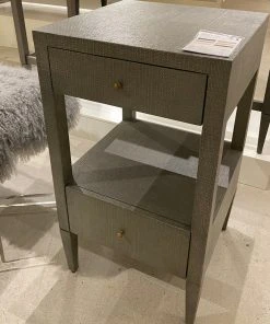 Made Goods Conrad Single Nightstand Seal Faux Raffia New Arrivals