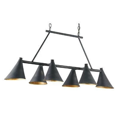 Currey And Company Culpepper Rectangular Chandelier 3 Currey And Company Culpepper Rectangular Chandelier