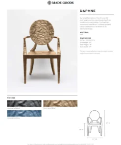 Made Goods Daphne Chair Gold 7 Made Goods Daphne Chair Gold