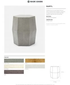 Made Goods New Arrivals Daryl Stool Pristine Faux Shagreen 11 Made Goods New Arrivals Daryl Stool Pristine Faux Shagreen