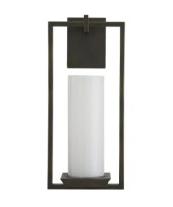 Arteriors Home Pillar Sconce Aged Bronze