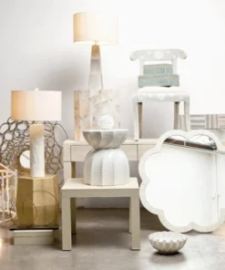 Made Goods Bea Stool Glossy White