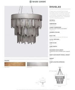 Made Goods Douglas Chandelier Aged Brass New Arrivals 12 Made Goods Douglas Chandelier Aged Brass New Arrivals