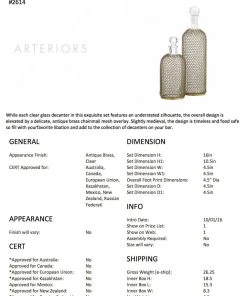 Arteriors Home Drexel Decanters Set Of 2