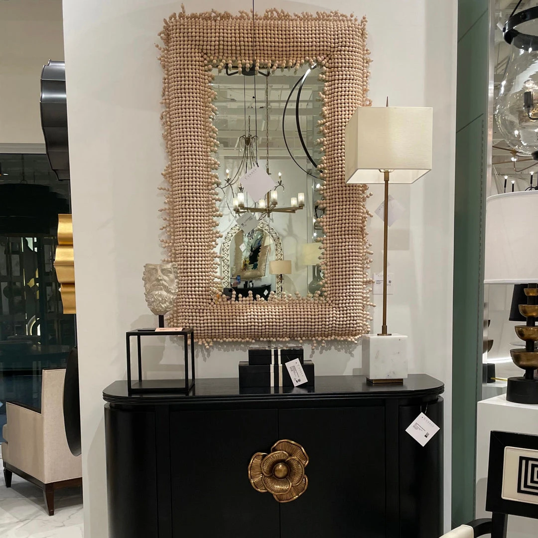 Currey And Company Jeanie Large Mirror Beige New Arrivals 4 Currey And Company Jeanie Large Mirror Beige New Arrivals