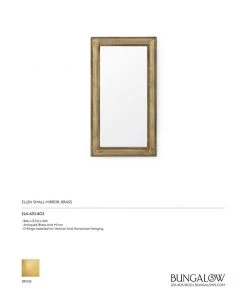 Bungalow 5 Ellen Mirror Brass Small 10 Bungalow 5 Ellen Mirror Brass Small