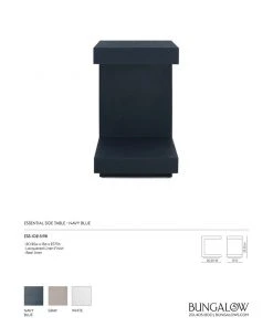 Bungalow 5 Essential Side Table Blue New Arrivals 13 Bungalow 5 Essential Side Table Blue New Arrivals