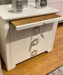 Bungalow 5 Elina 3 Drawer Side Table White 16 Bungalow 5 Elina 3 Drawer Side Table White