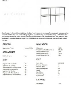 Arteriors Home Elton Console 20 Arteriors Home Elton Console
