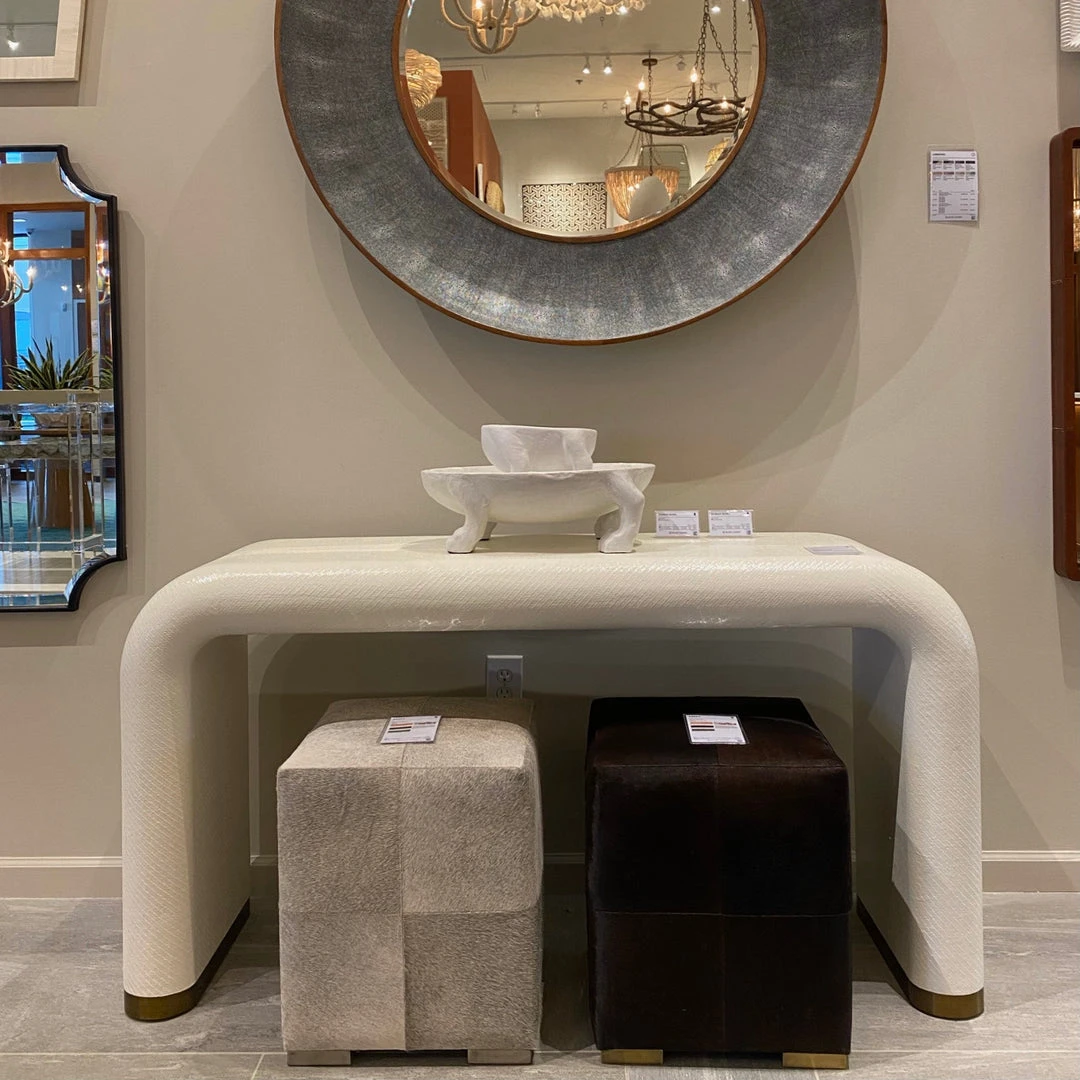 Made Goods Hudson Console Pristine Faux Woven Rattan New Arrivals 4 Made Goods Hudson Console Pristine Faux Woven Rattan New Arrivals