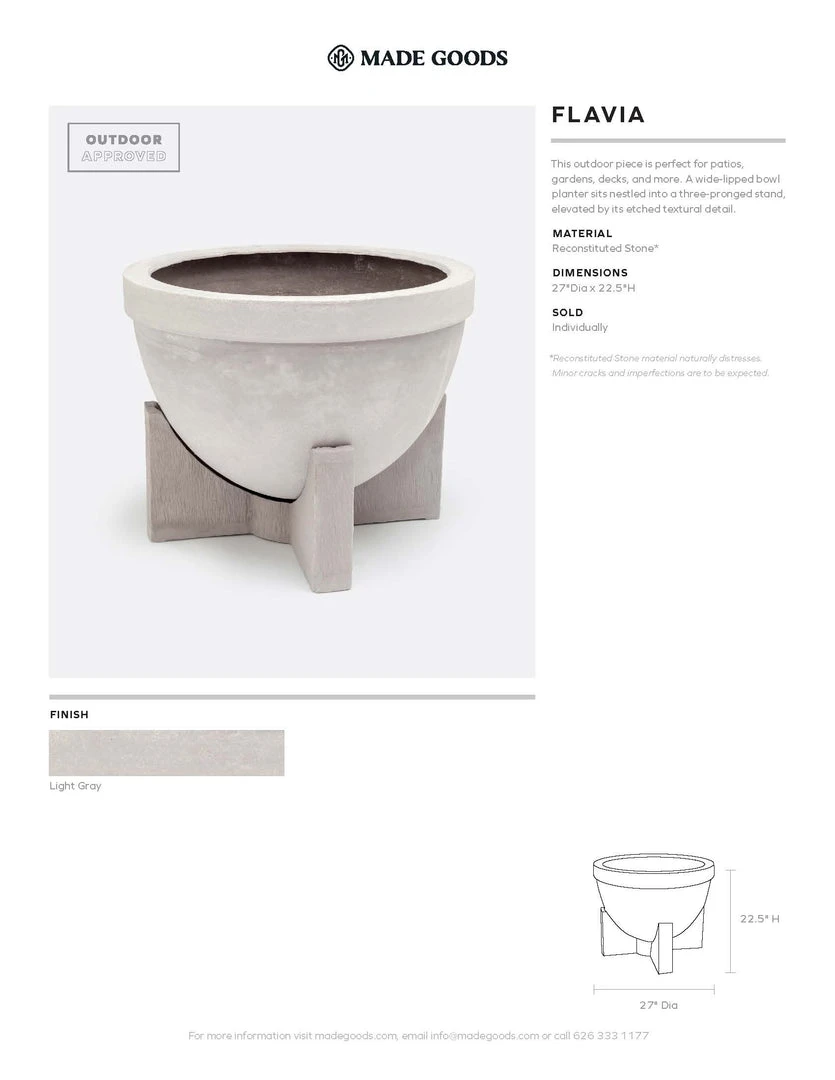 Made Goods Flavia Concrete Planter 9 Made Goods Flavia Concrete Planter
