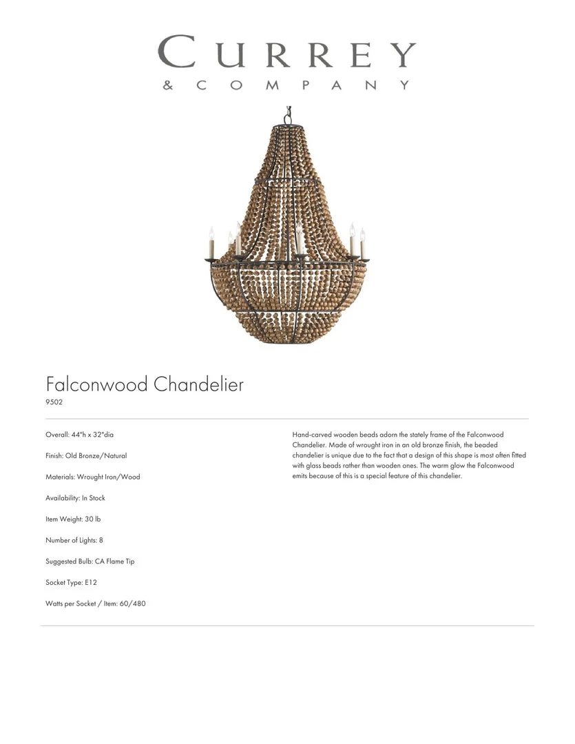 Currey And Company New Arrivals Falconwood Chandelier 5 Currey And Company New Arrivals Falconwood Chandelier