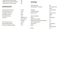 Arteriors Home Florko Chandelier Gold Leaf