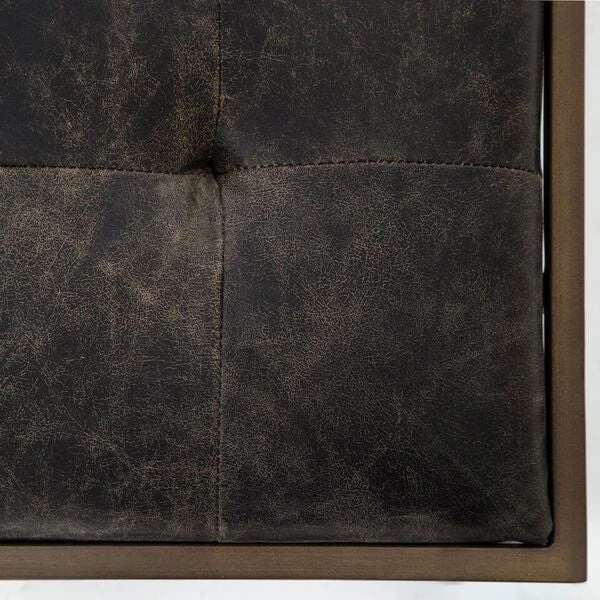 Four Hands New Arrivals Oxford End Table Ebony Leather 7 Four Hands New Arrivals Oxford End Table Ebony Leather