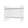 Worlds Away Gaines Nickel And Lucite Magazine Rack 2 Worlds Away Gaines Nickel And Lucite Magazine Rack