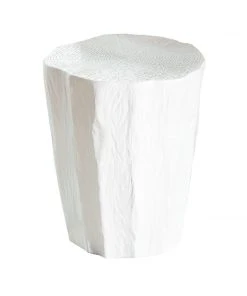 Global Views New Arrivals Trunk Stool White