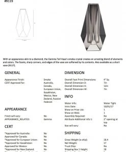 Arteriors Home Gemma Tall Vase Smoke Gray New Arrivals 14 Arteriors Home Gemma Tall Vase Smoke Gray New Arrivals