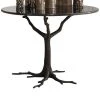 Global Views Faux Bois Dining Table Black New Arrivals 1 Global Views Faux Bois Dining Table Black New Arrivals
