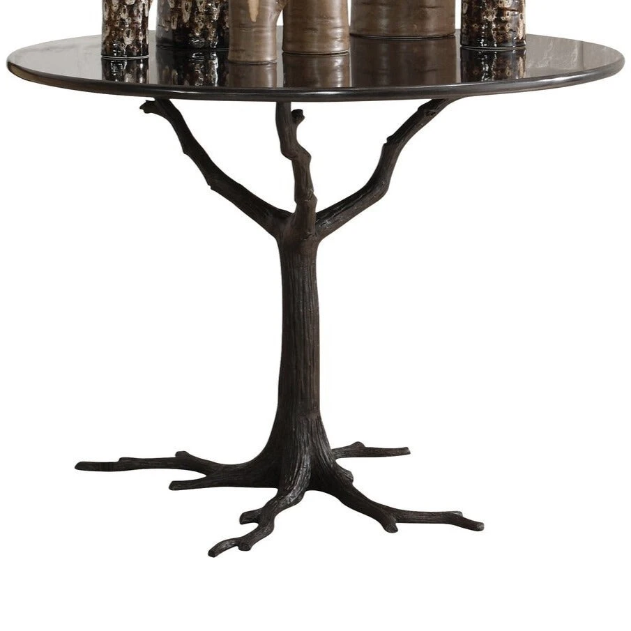 Global Views Faux Bois Dining Table Black New Arrivals 3 Global Views Faux Bois Dining Table Black New Arrivals