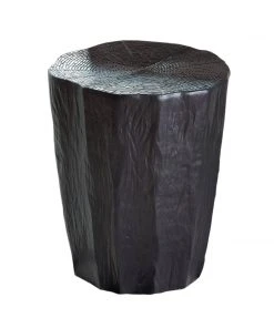 Global Views New Arrivals Trunk Stool Black