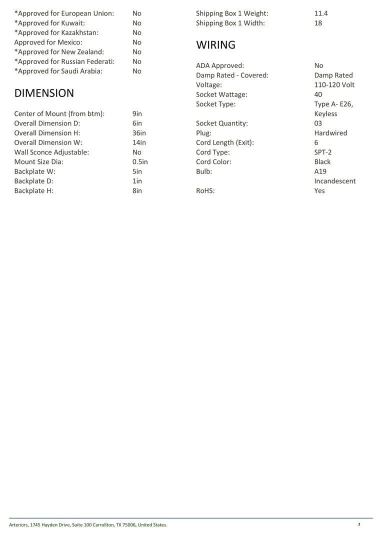 Arteriors Home Griffin Sconce 9 Arteriors Home Griffin Sconce