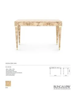 Bungalow 5 Helena Desk Burl New Arrivals 27 Bungalow 5 Helena Desk Burl New Arrivals