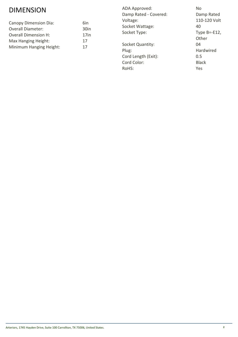 Arteriors Home Hanley Flush Mount Nickel 8 Arteriors Home Hanley Flush Mount Nickel