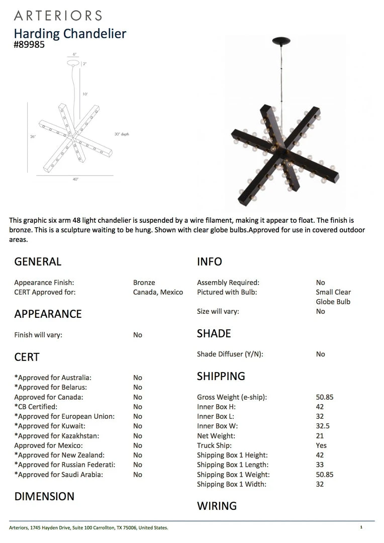 Arteriors Home Harding Chandelier Bronze New Arrivals 7 Arteriors Home Harding Chandelier Bronze New Arrivals