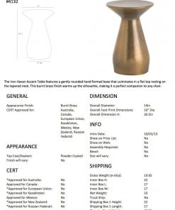 Arteriors Home New Arrivals Haven Accent Table 7 Arteriors Home New Arrivals Haven Accent Table