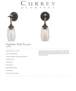 Currey And Company New Arrivals Hightider Wall Sconce 5 Currey And Company New Arrivals Hightider Wall Sconce