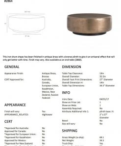 Arteriors Home New Arrivals Hightower Cocktail Table 9 Arteriors Home New Arrivals Hightower Cocktail Table