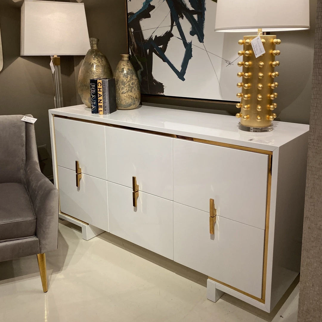 Worlds Away New Arrivals Holden Six Drawer Chest White 6 Worlds Away New Arrivals Holden Six Drawer Chest White