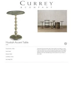 Currey And Company Hookah Accent Table New Arrivals