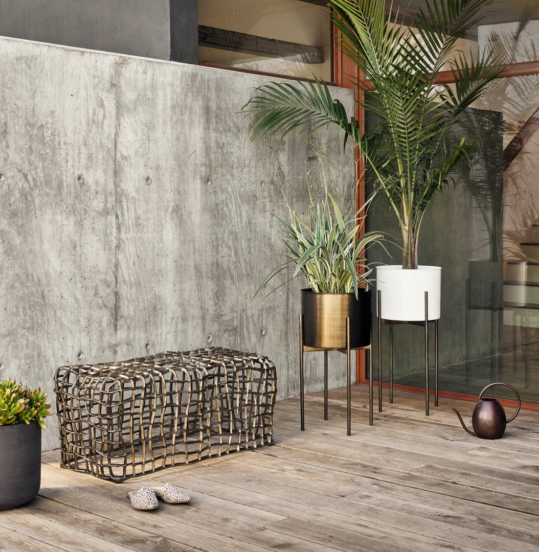 Four Hands Zander Outdoor Bench Aged Bronze Four Hands Zander Outdoor Bench Aged Bronze