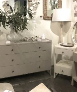 Made Goods Carrigan Dresser Castor Gray Vintage Faux Shagreen