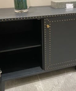 Made Goods Turner 2 Door Buffet Dark Navy Linen