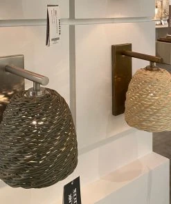 Palecek New Arrivals Wisteria Sconce Whitewash Antique Brass